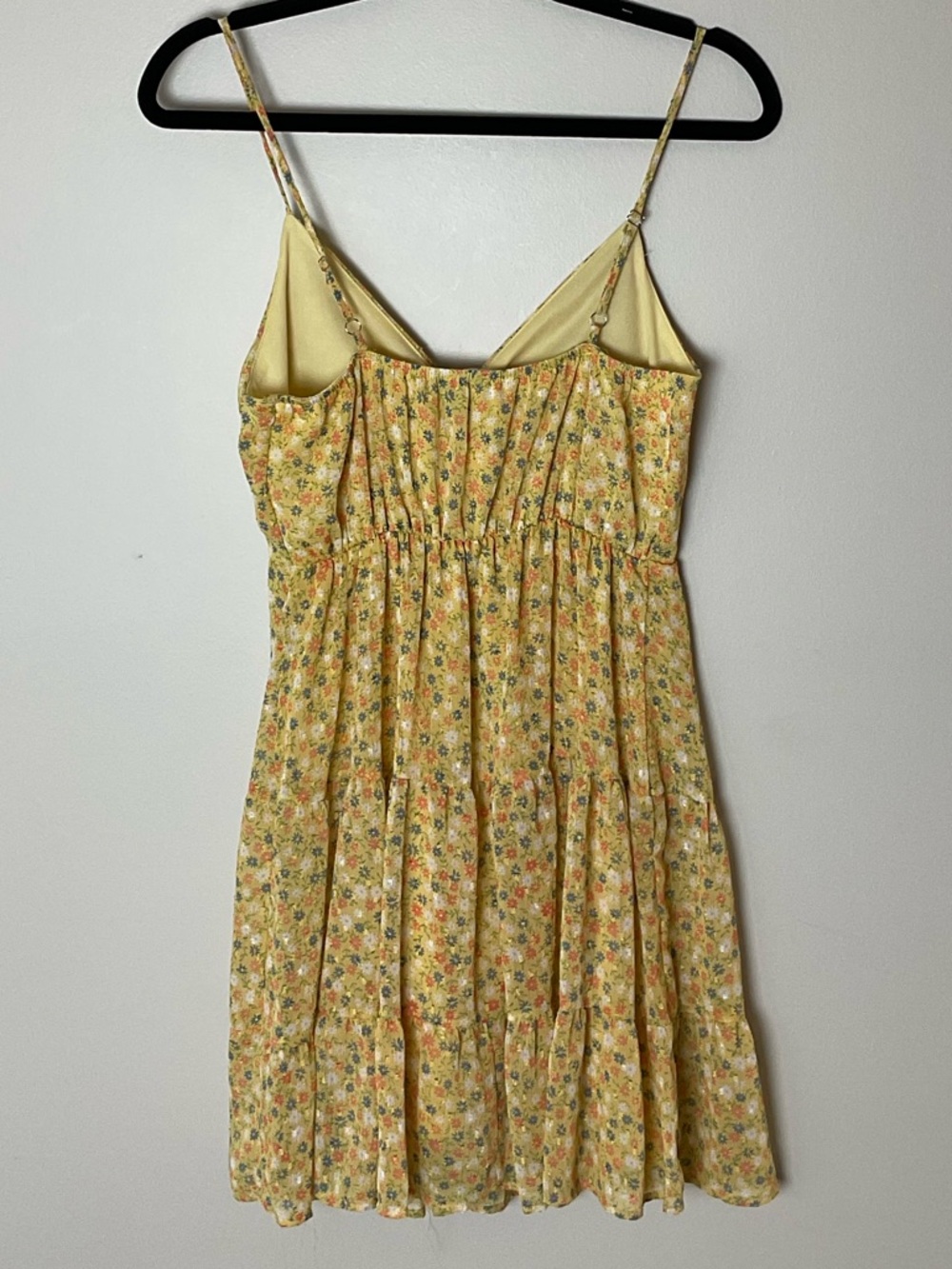 Altar'd State Yellow Floral Festival Flowy Western Cottagecore Sundress - Picture 6 of 9